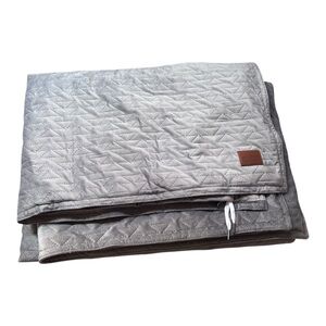 Pendleton home collection Gray Aztec print weighted blanket cover *only